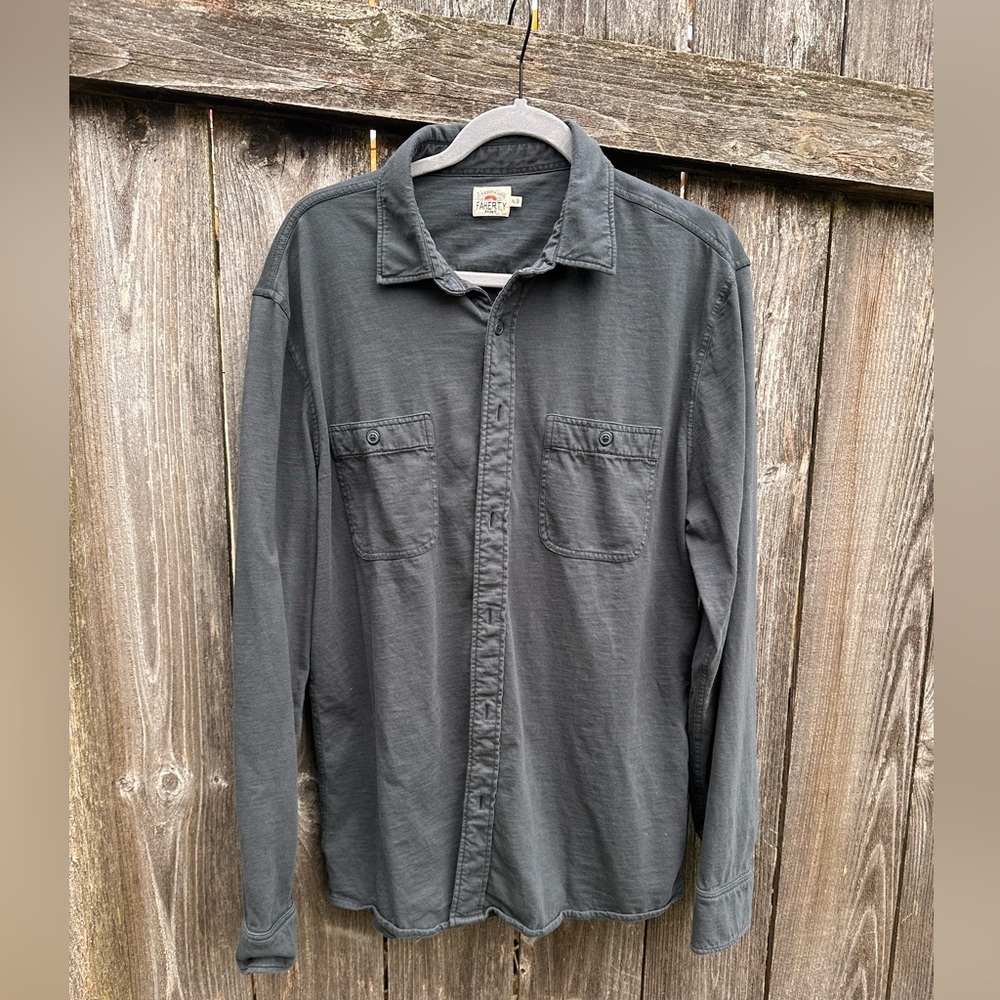 Faherty Brand Knit Seasons Long Sleeve Shirt